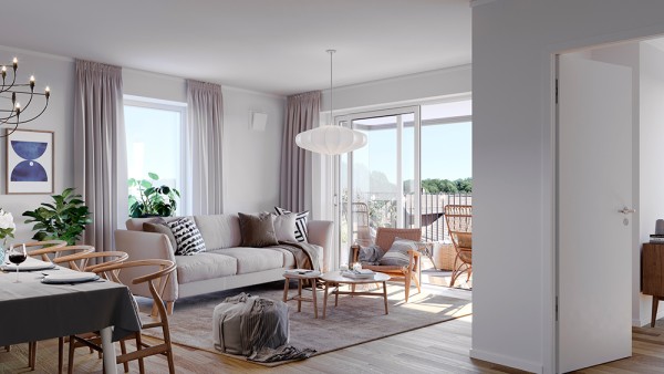 SmartVent Fresh diffuser in a living room