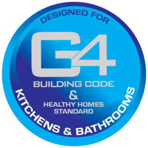 SIMX G4 icon, demonstrating that the product is suitable for meeting the required airflow rates for kitchens and bathrooms