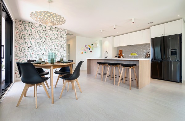 SmartVent diffuser in a dining room